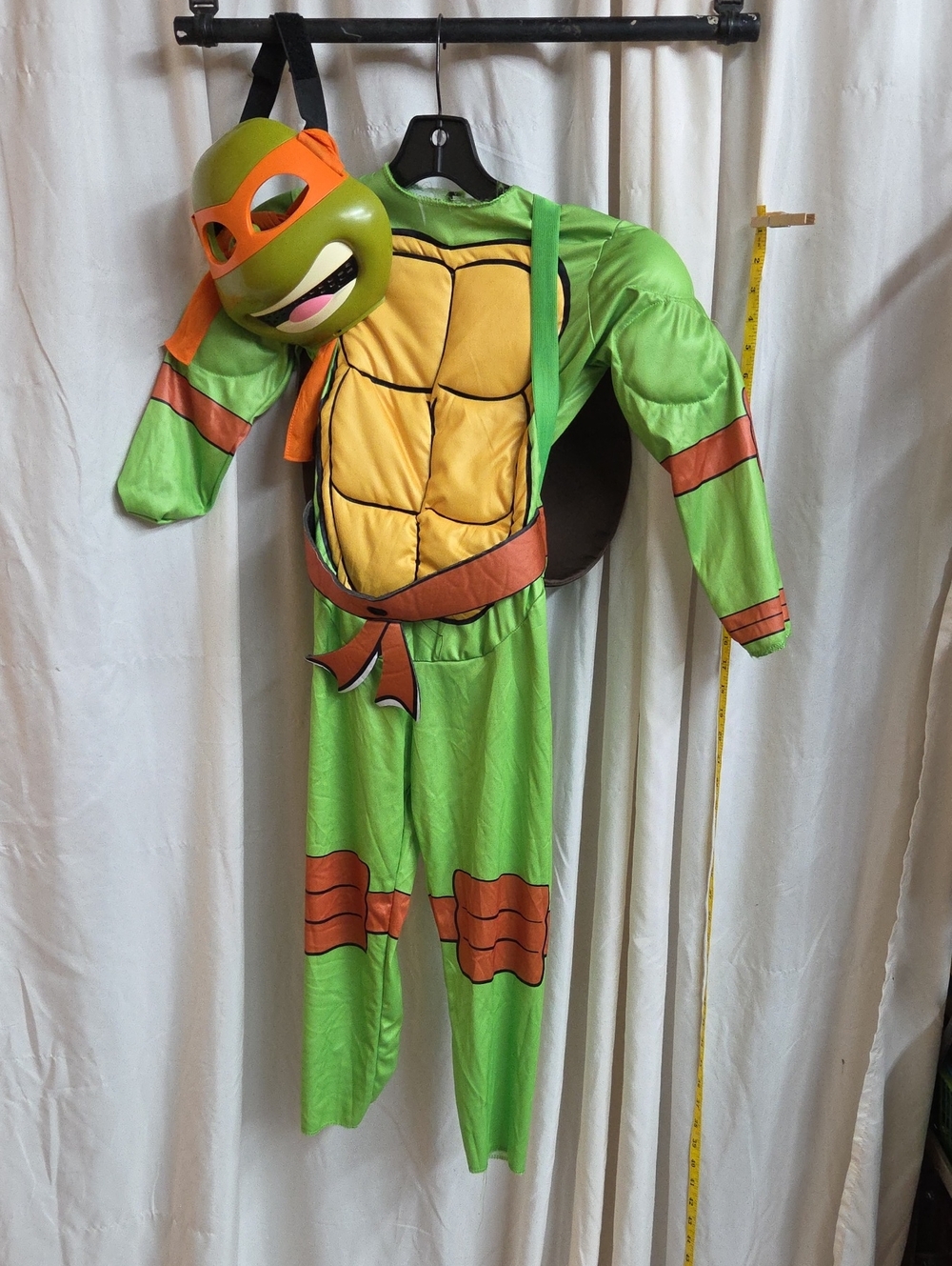 Nickelodeon Teenage Mutant Ninja Turtles Michelangelo Muscle Costume Childs 6-7